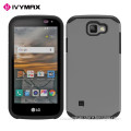 Rugged Impact Hard Rubber Hybrid Case for LG K3 Newest Arrival case